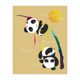 Pandas meet a strange rainbow (Print Only) thumbnail