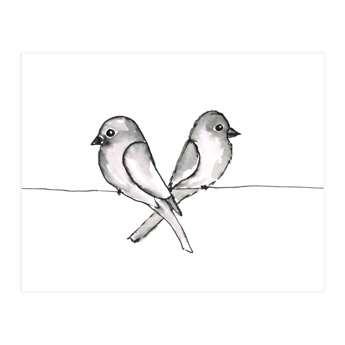 Two birdies (Print Only)