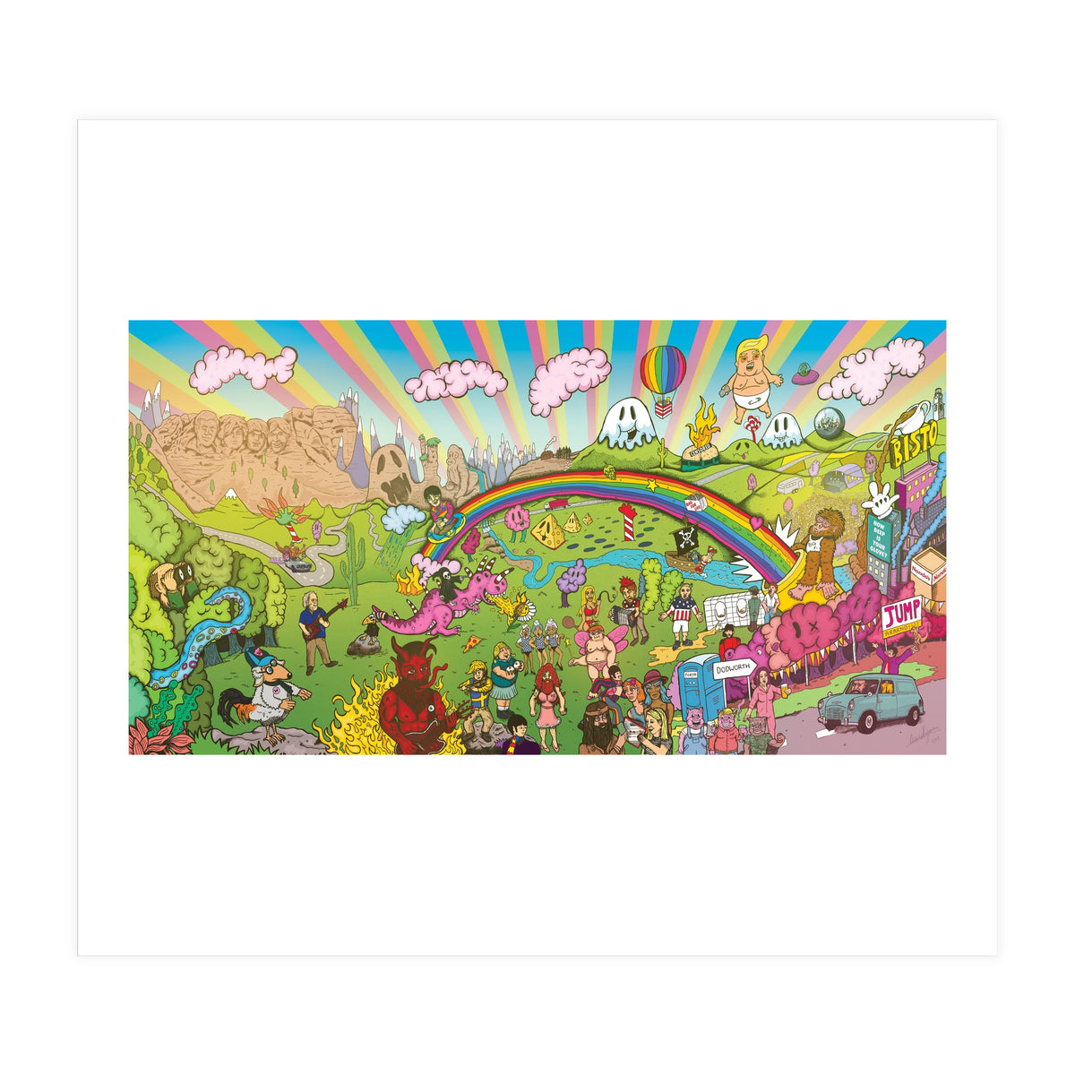 The Bar Steward Sons of Val Doonican -  Chaos Untitled #1 (Print Only)