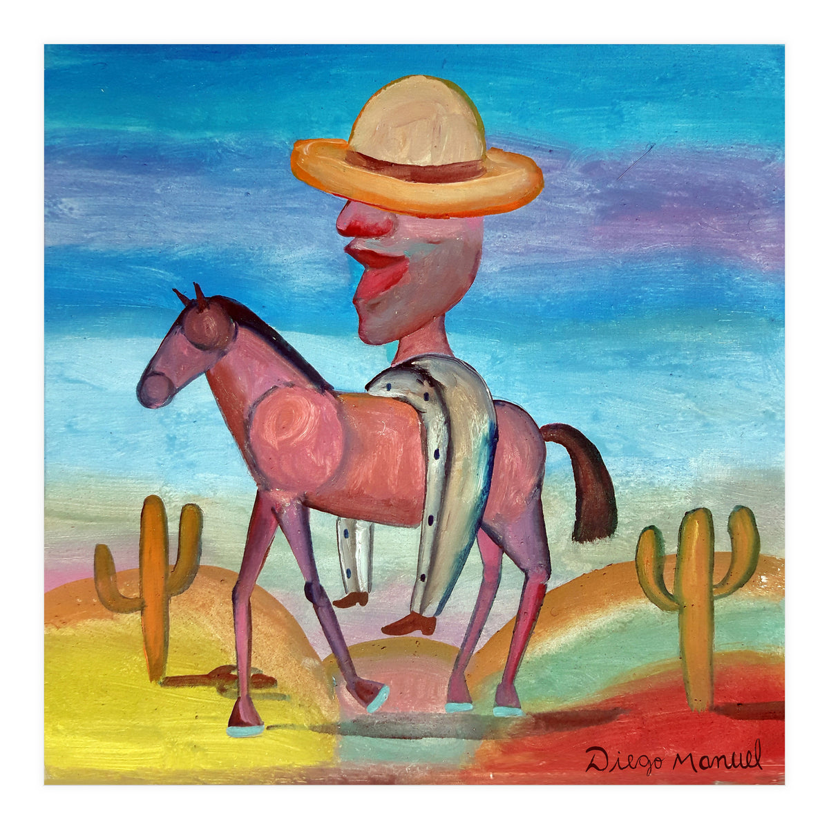 Johnny Herradura A Caballo (Print Only)