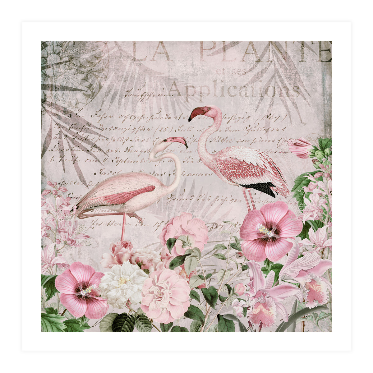 Flamingo Paradise 2 (Print Only)