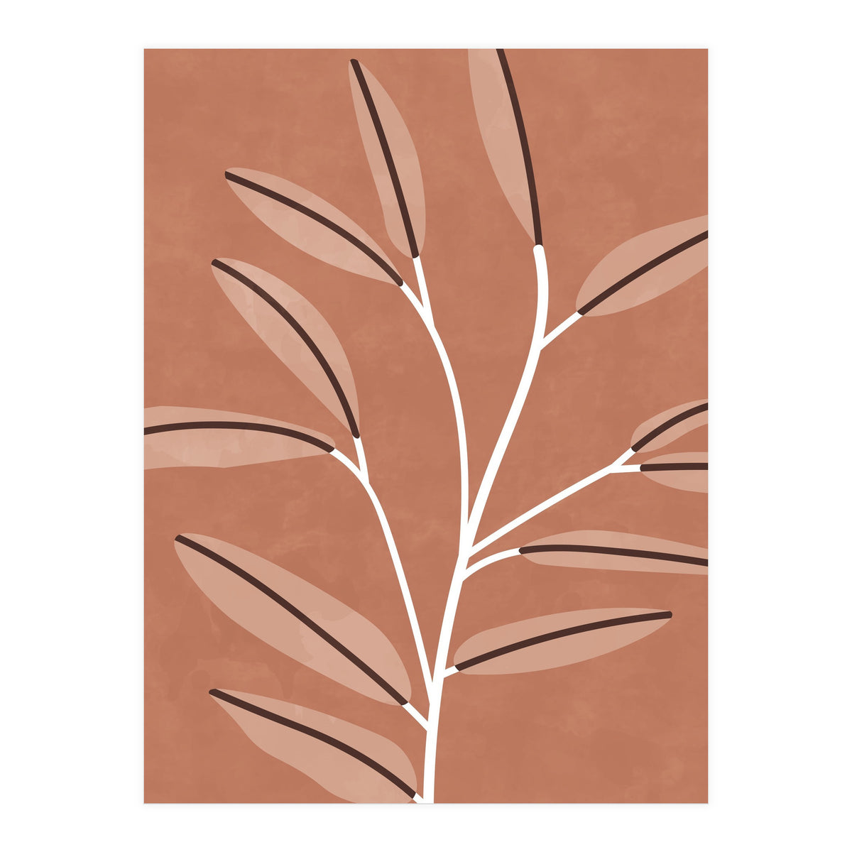 Mid Century Modern Plant (Print Only)