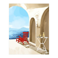 Solitude By The Sea, Tropical Travel Nature Architect (Print Only)