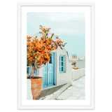 Greece Airbnb, Greece Photography Travel Digital Art, Scenic Landscape Architecture, White Building thumbnail