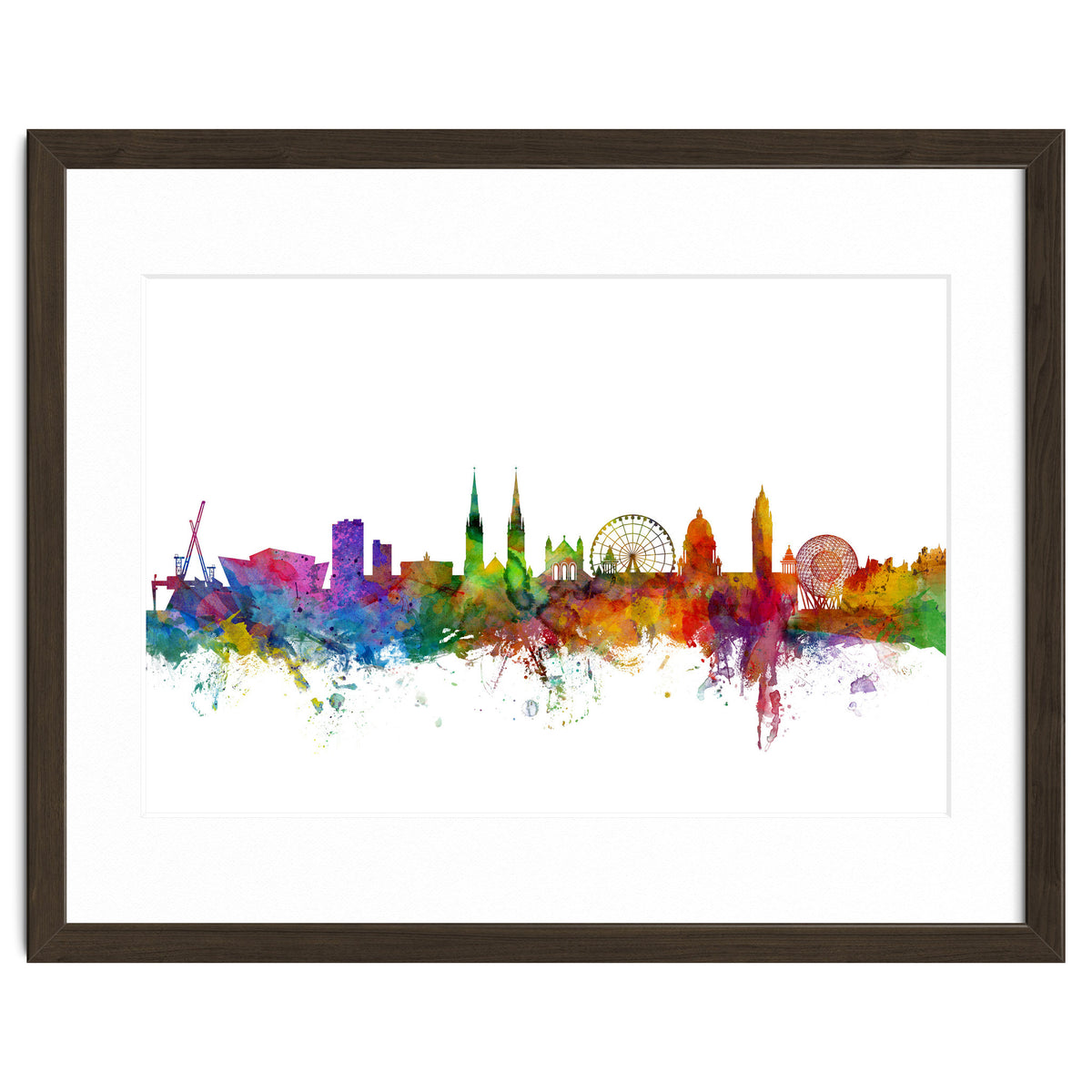 Belfast Northern Ireland Skyline