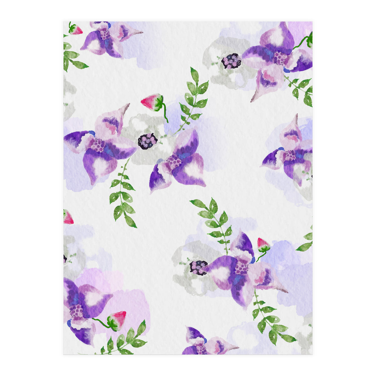 Watercolor Florals (Print Only)