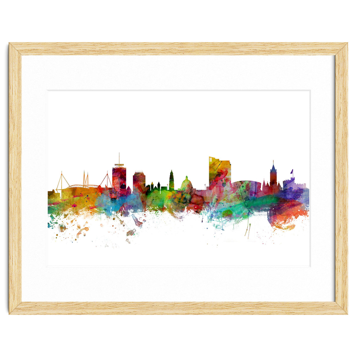 Cardiff Wales Skyline