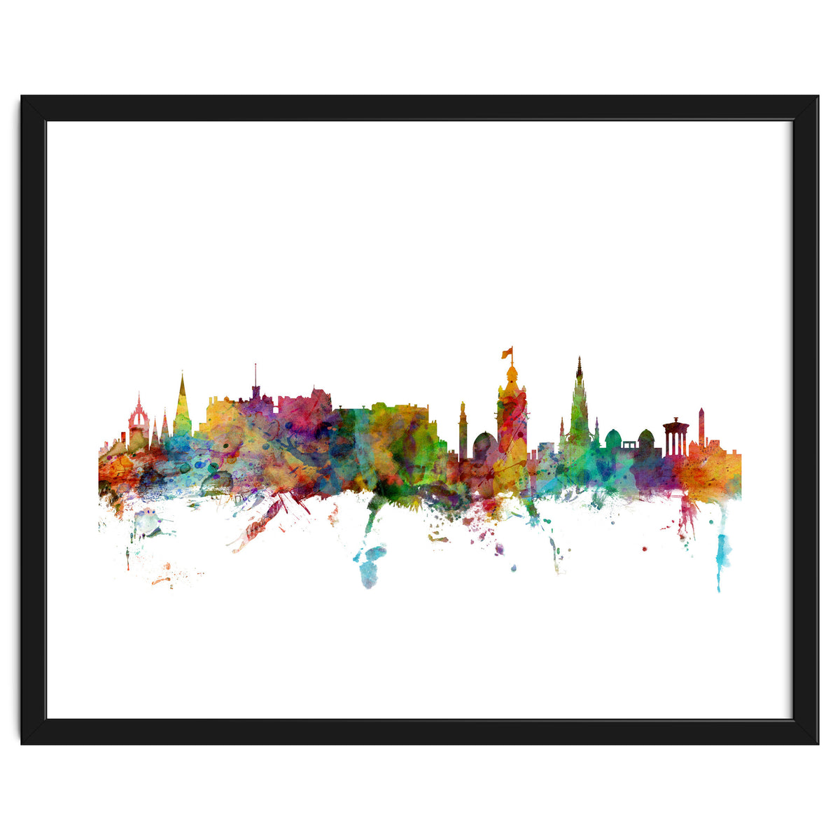 Edinburgh Scotland Skyline