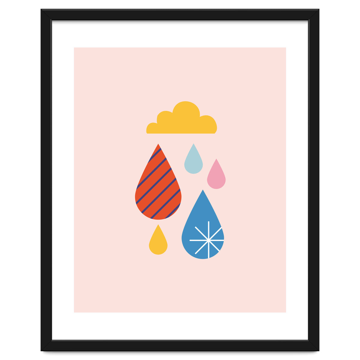 Raindrops And Cloud Rgb