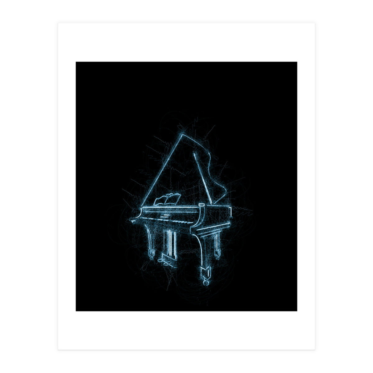 Grand piano (Print Only)