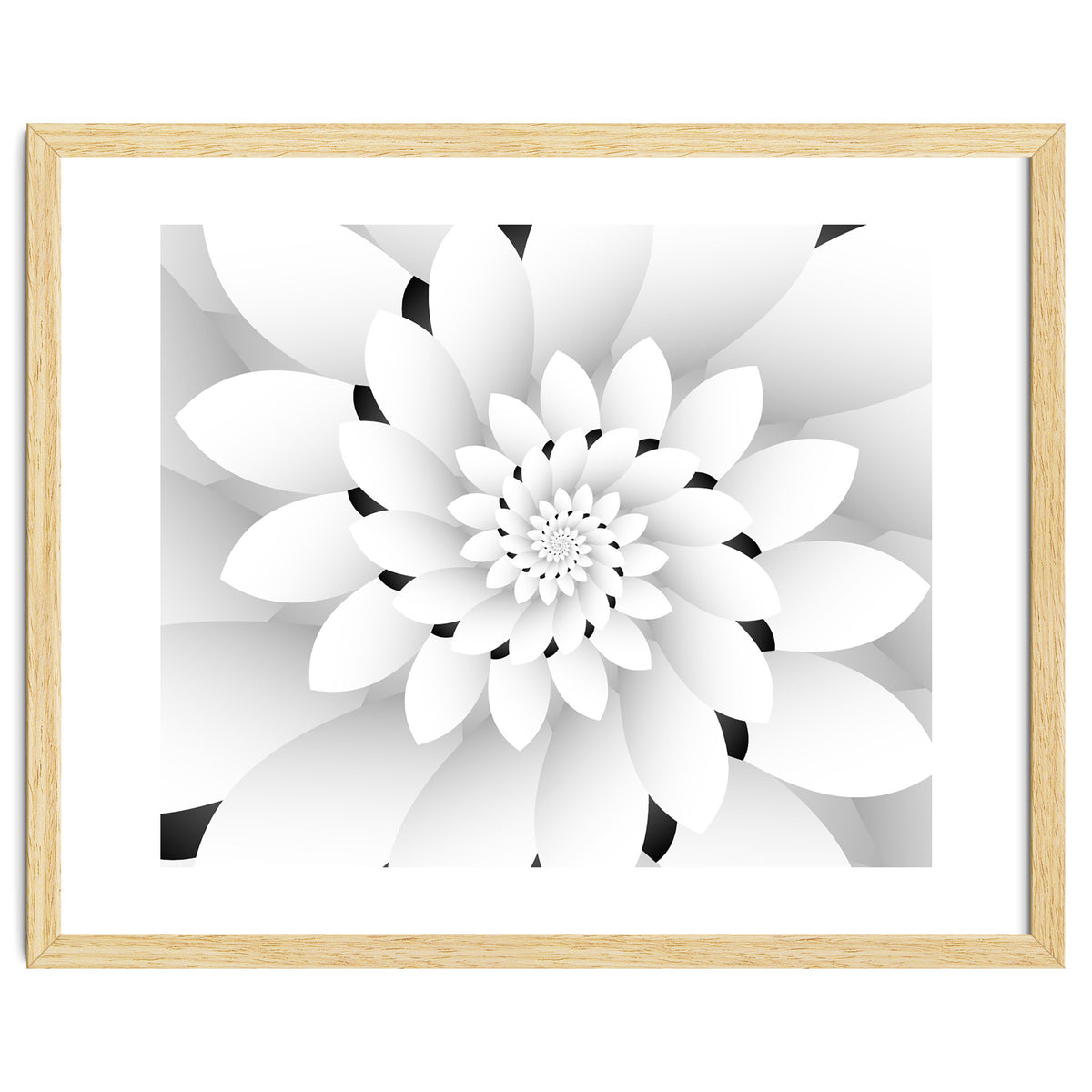 Monochrome Floral Design