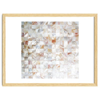 Mother of Pearl, Exotic Tiles Photography, Neutral Minimal Geometrical Graphic Design