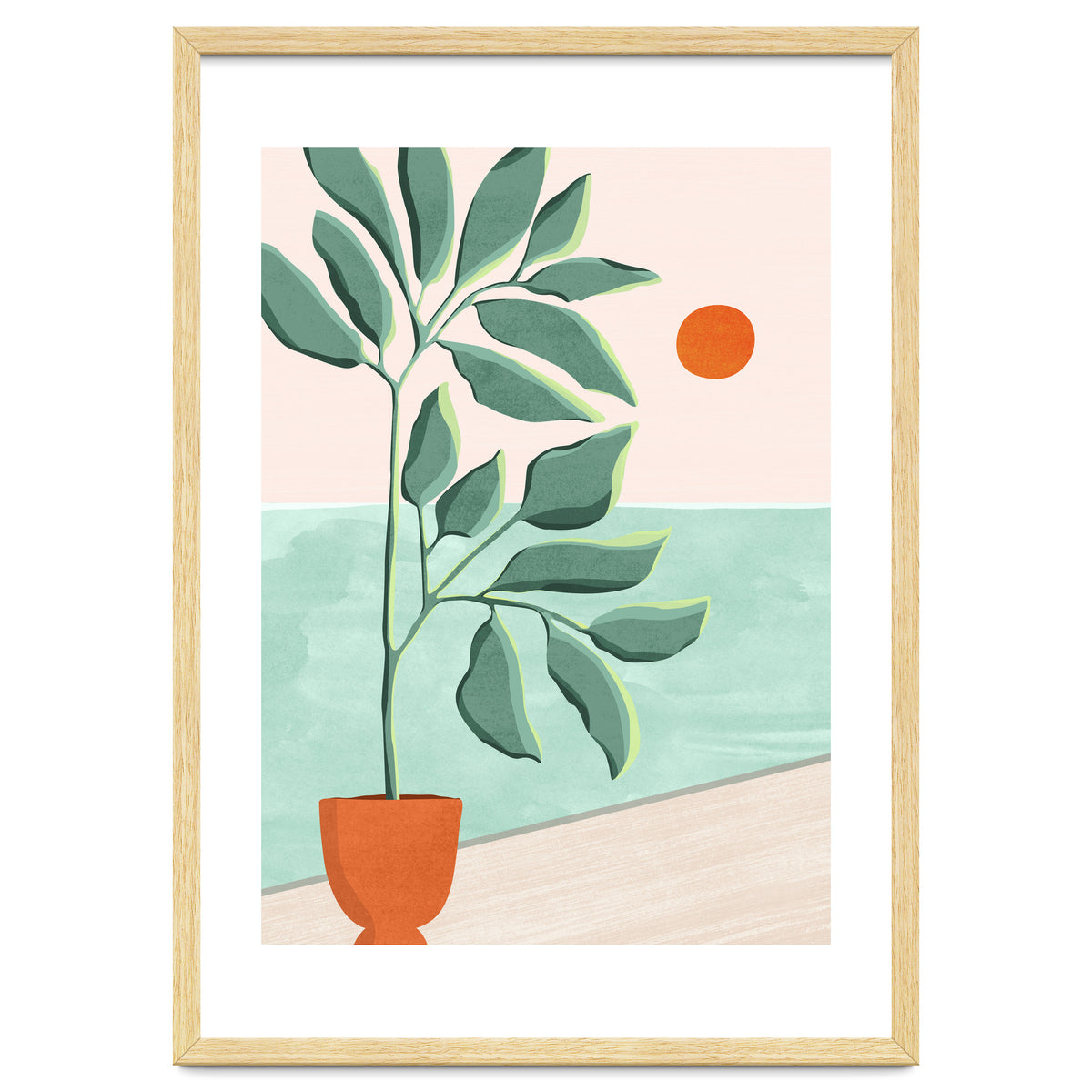 Sunset At The Beach House No.1