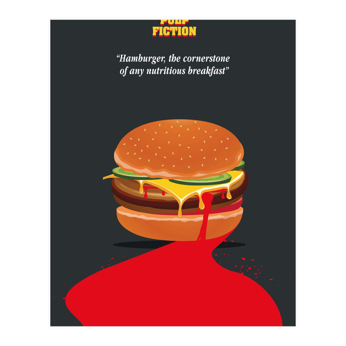 Jules Pulp Fiction movie poster (Print Only)