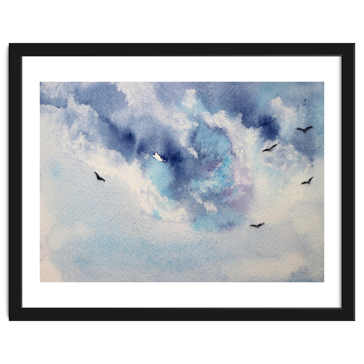Dramatic sky || watercolor