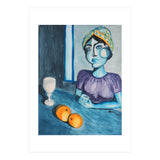 Blue Coffee Time (Print Only) thumbnail