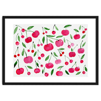 Pink cherry pattern