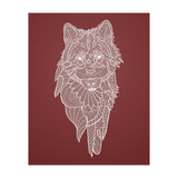 Lace Wolf (Print Only) thumbnail
