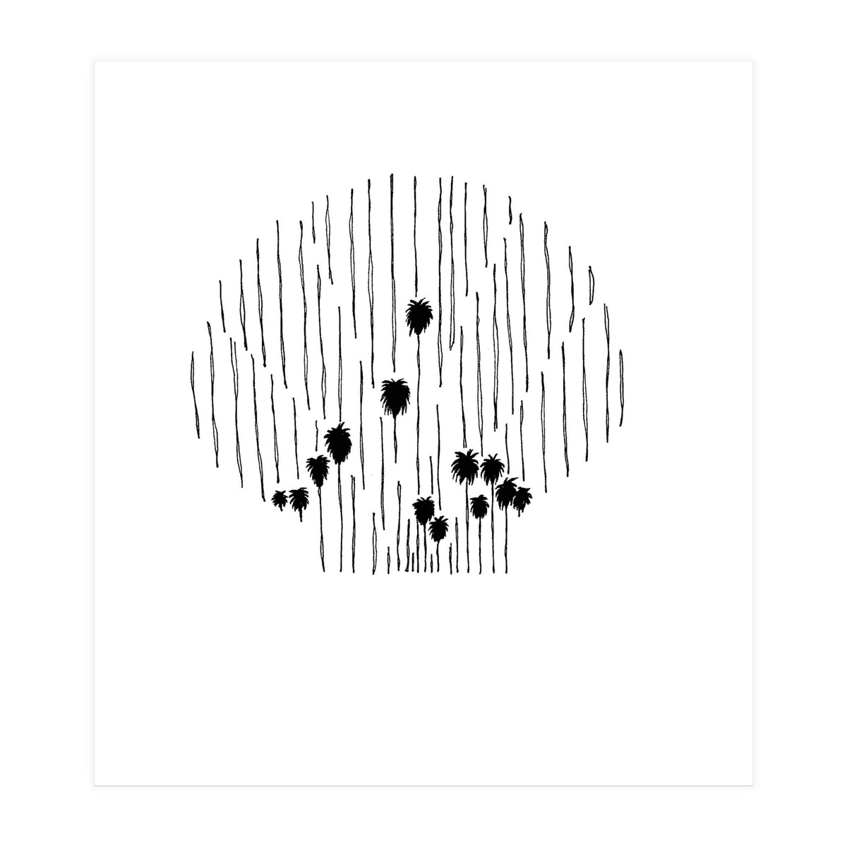 Salt&surf Palmtree Scallop (Print Only)