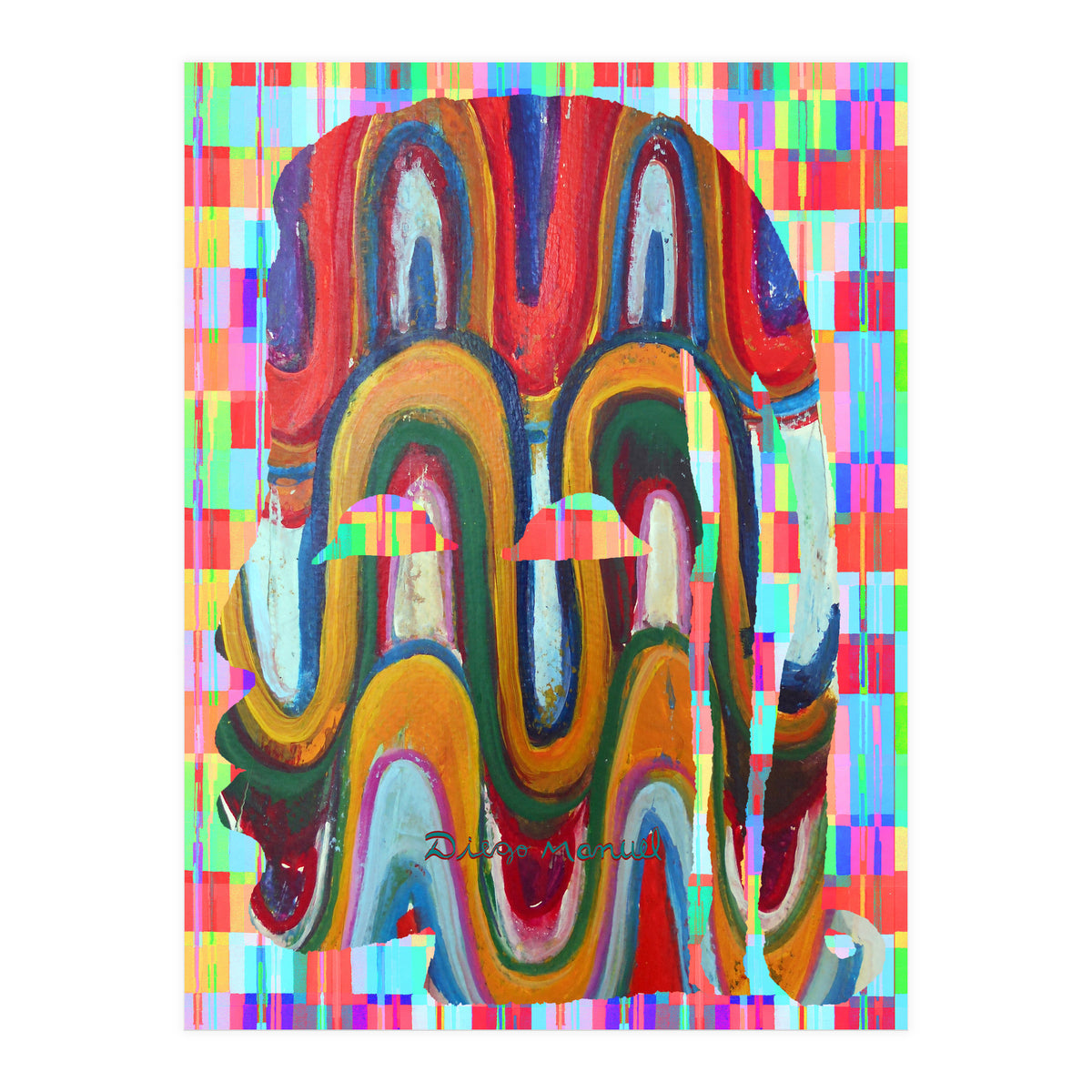 Abstracto Pop Nuevo B Nuevo 14 (Print Only)