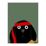 Doozal Dog Rambo (Print Only) thumbnail