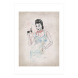 Posing With Gun (Print Only) thumbnail