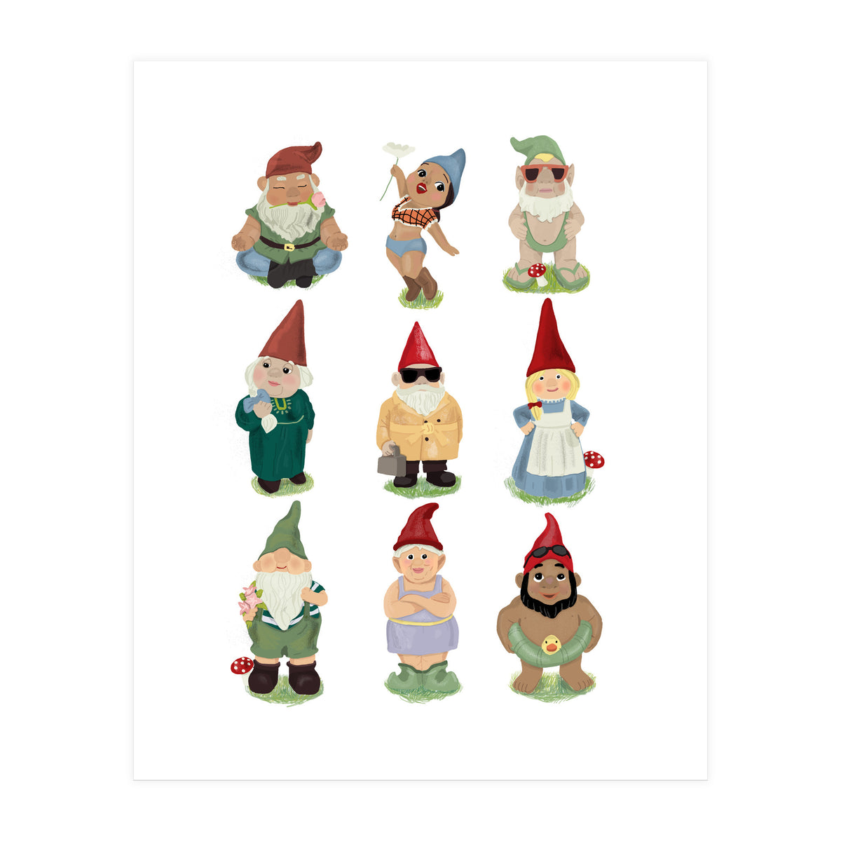 Garden Gnomes (Print Only)
