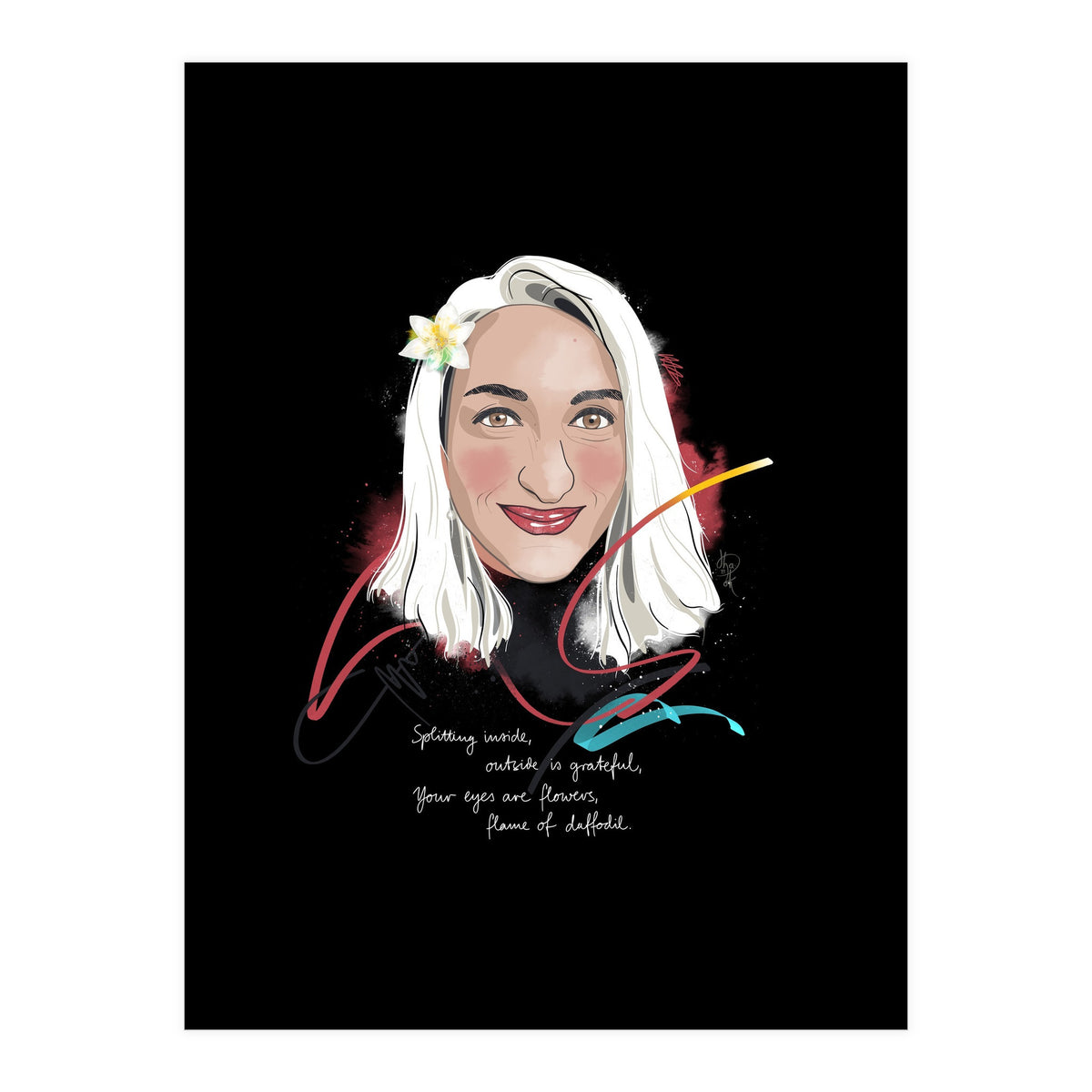 Flame Of Daffodil (Print Only)