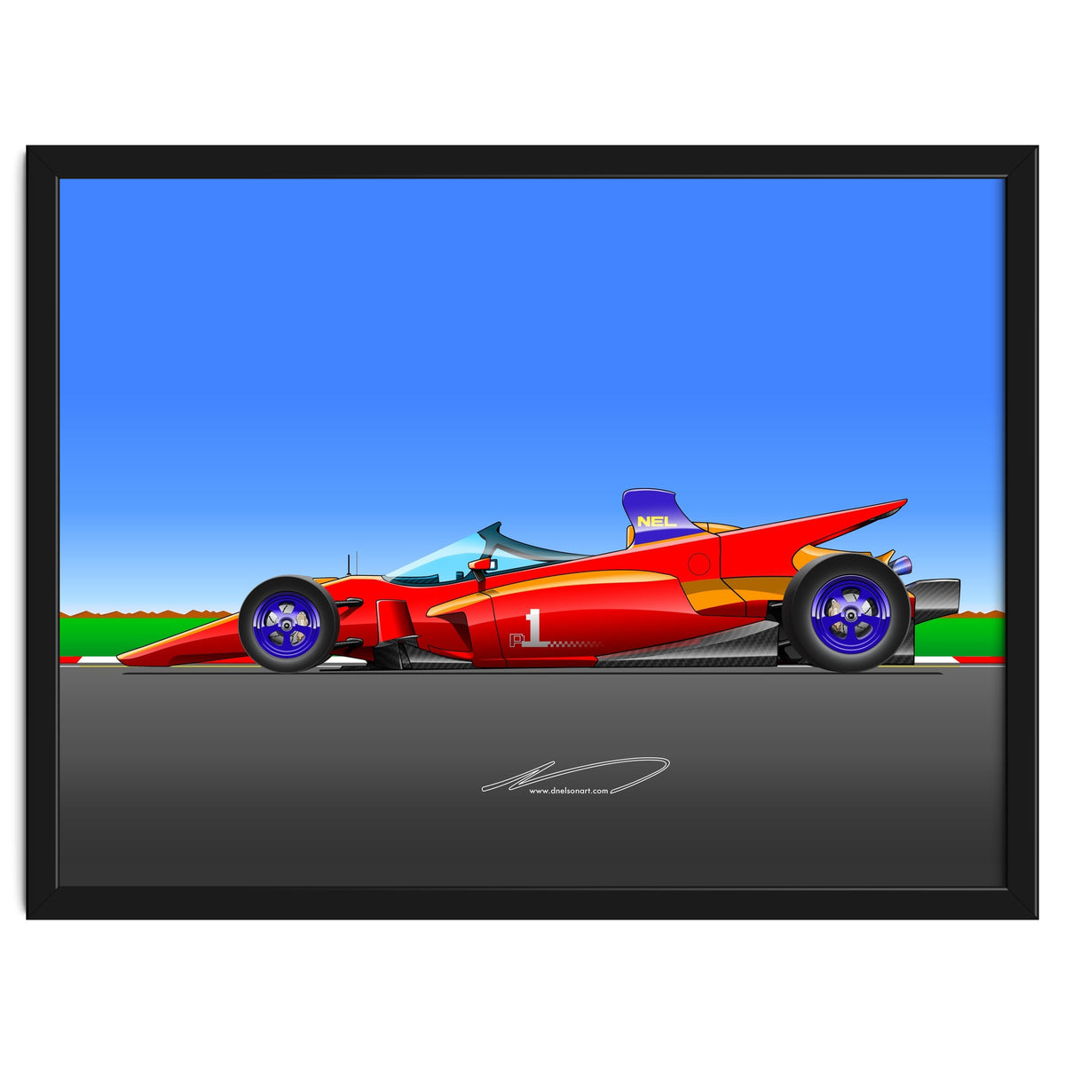 Pole Position Racecar Homage