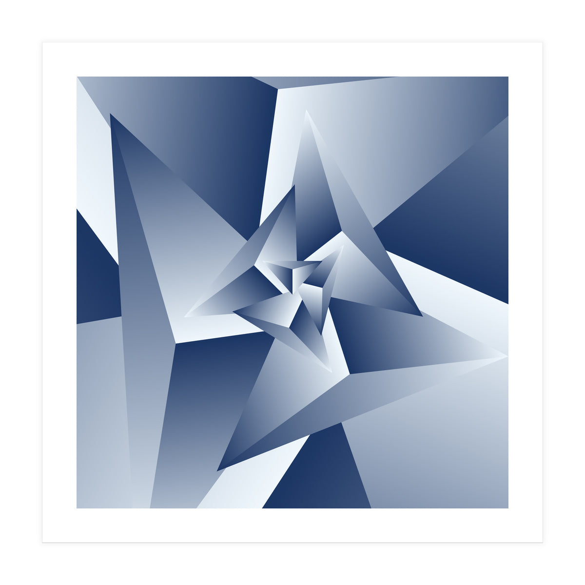 Modern Traingle Pattern (Print Only)