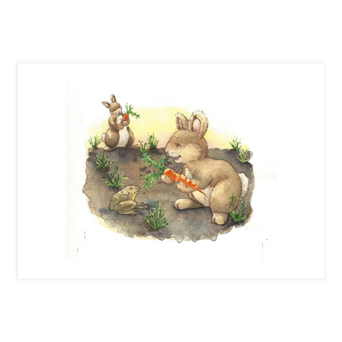 Harvesting Bunnies (Print Only)