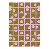 Pink Retro Circles Pattern (Print Only) thumbnail