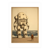 Giant Robot Japanese Woodblock Print (Print Only) thumbnail