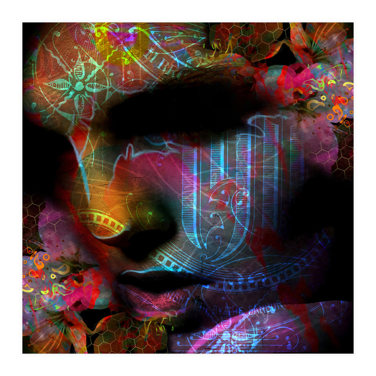 New Girl Face Redrefind (Print Only)