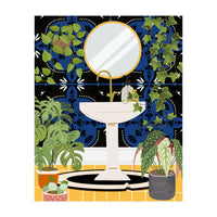 Sink in Moroccan Style Room (Print Only)