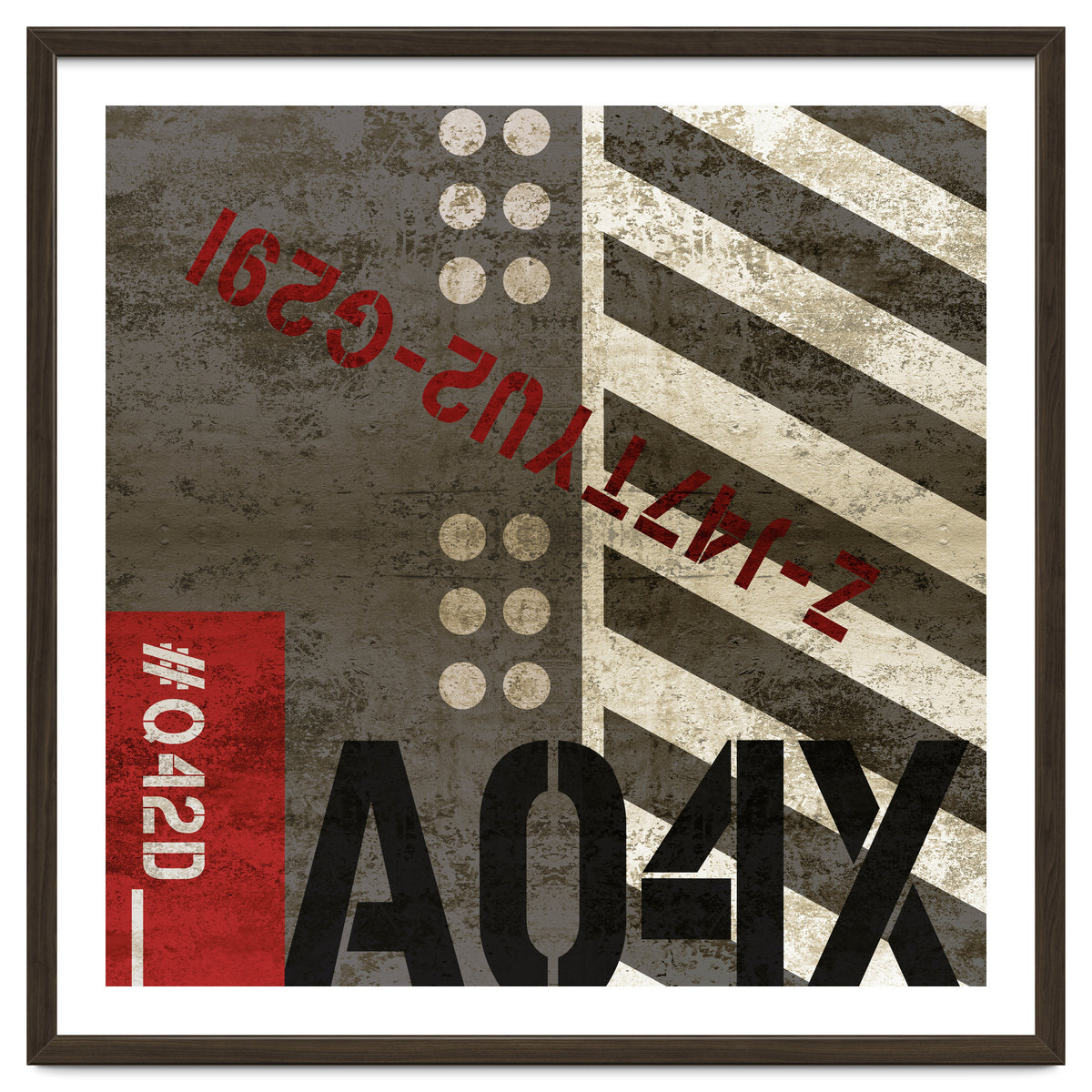 Abstract Industrial Grey Stripes