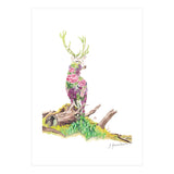 Floral May Stag (Print Only) thumbnail