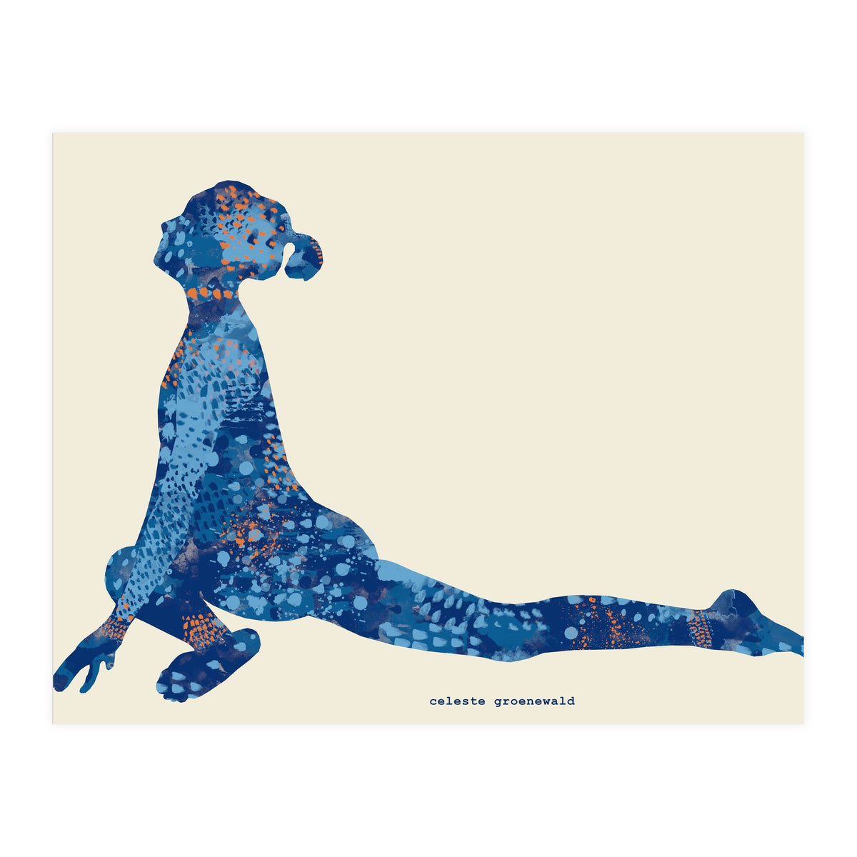 Eka Pada Rajakapotasana | Pigeon Pose (Print Only)