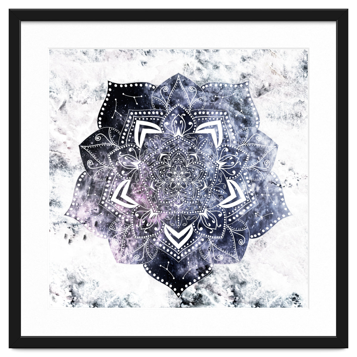 Cancer Constellation Mandala