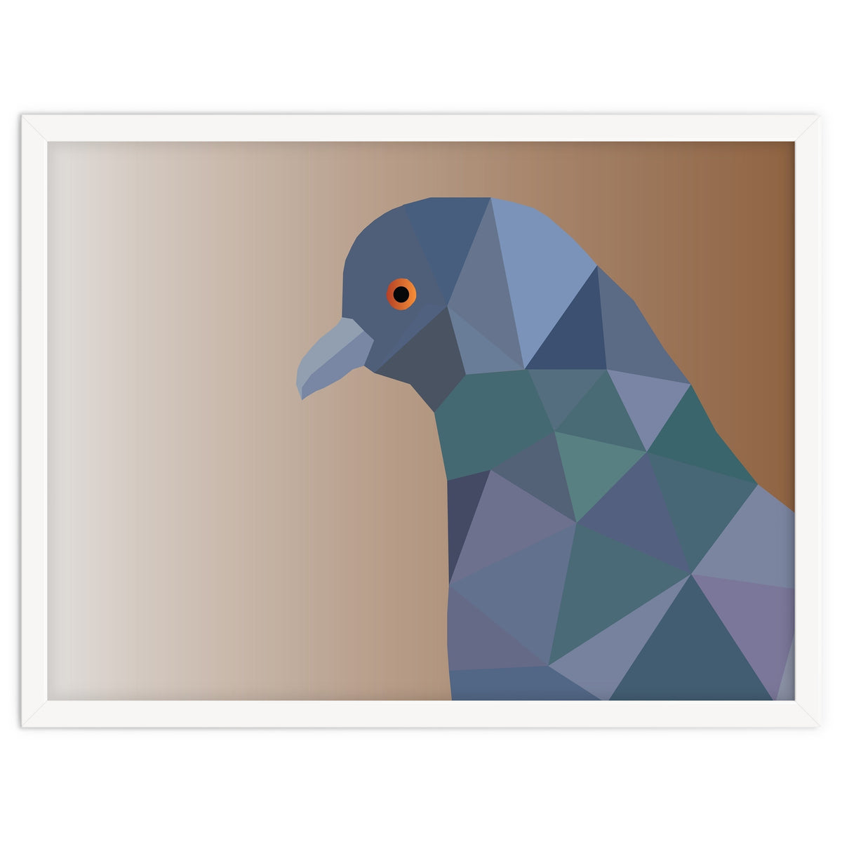 Pigeon Low Poly Art