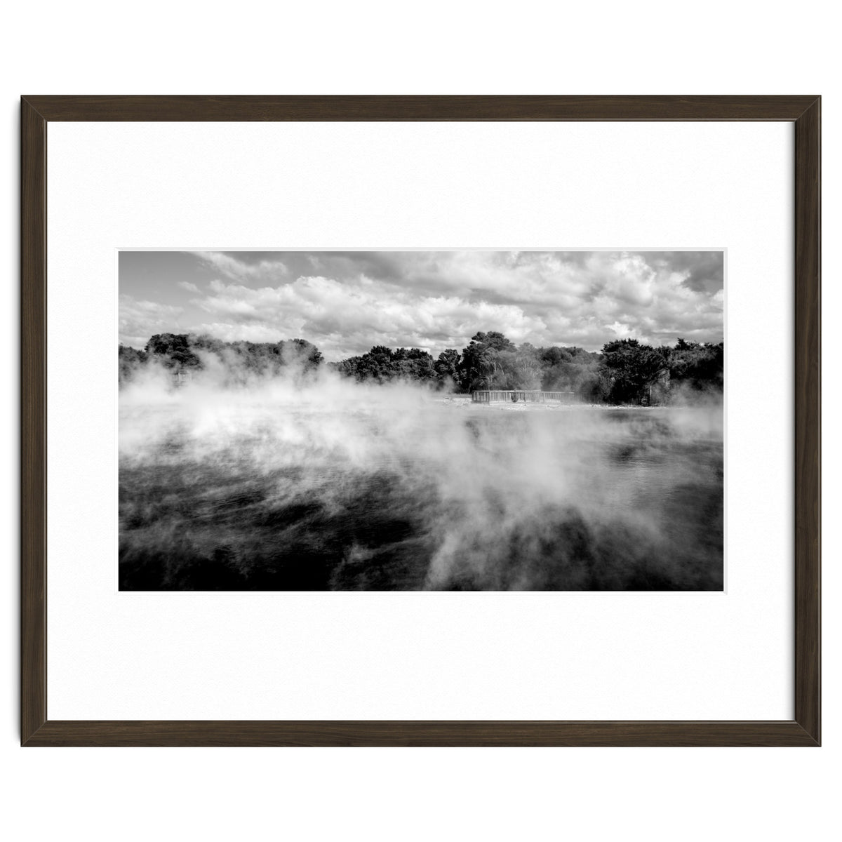Vapors in Rotorua, New Zealand Art Print