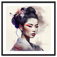 Watercolor Modern Geisha #8