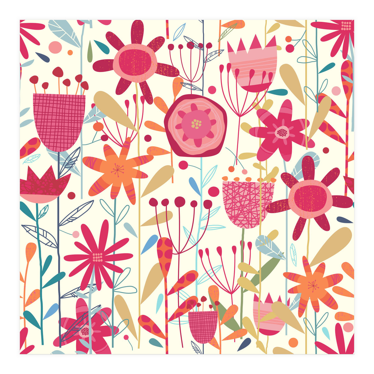 Wild Weeds And Flowers (Print Only)