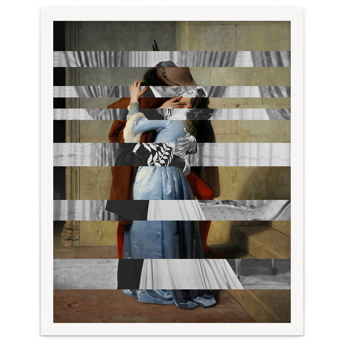 Hayez's "The Kiss" & Clark Gable and Vivien Leigh