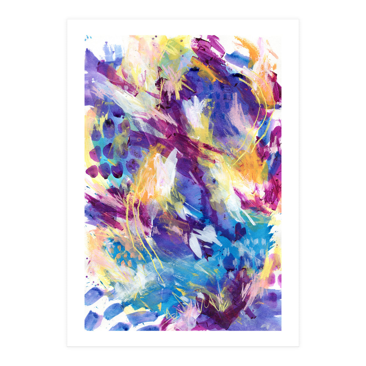 Dancing Of Grapes 2 (Print Only)