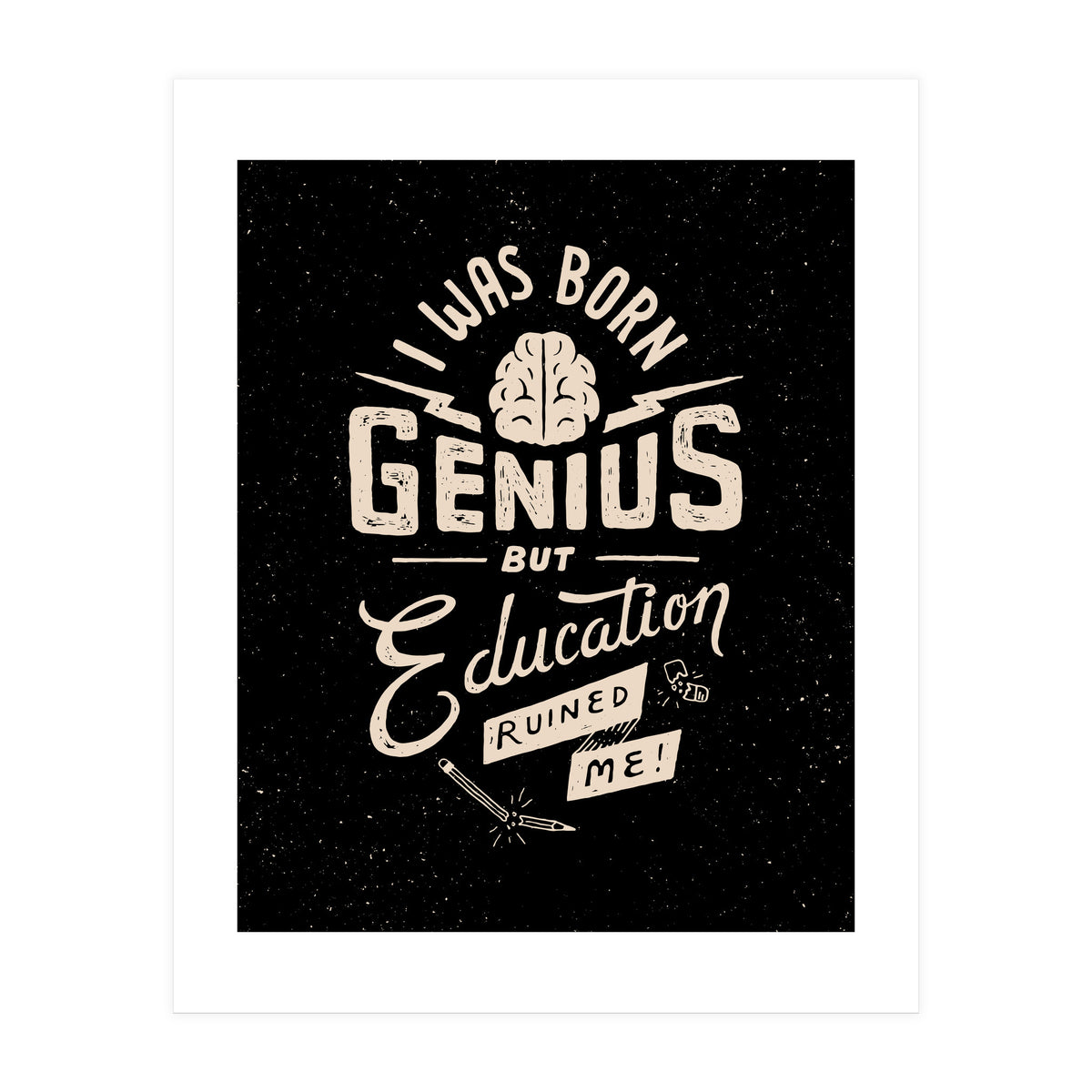 Born Genius (Print Only)
