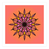SUNSET CORAL MANDALA (Print Only) thumbnail
