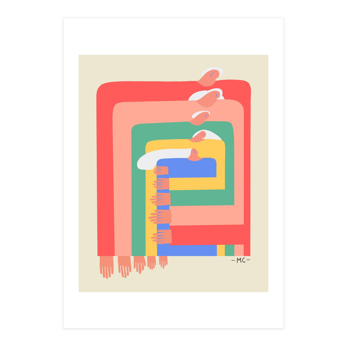 Rainbow Hug (Print Only)