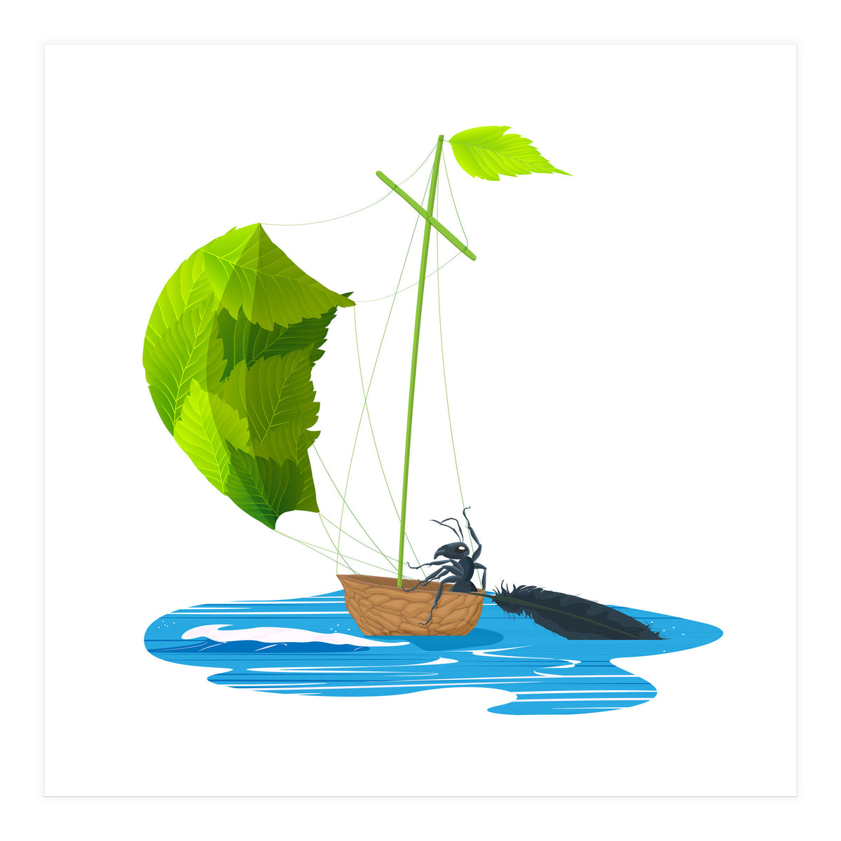 Walnut Ride (Print Only)