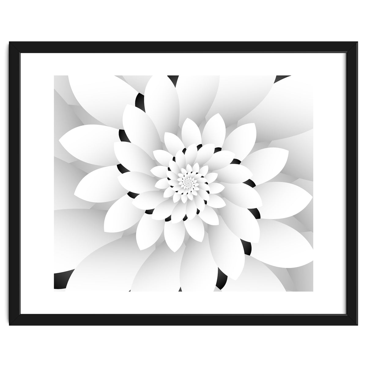 Monochrome Floral Design